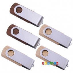 USB 2.0 Flash Drive 128 MB to 64 GB Thumb Stick Wooden